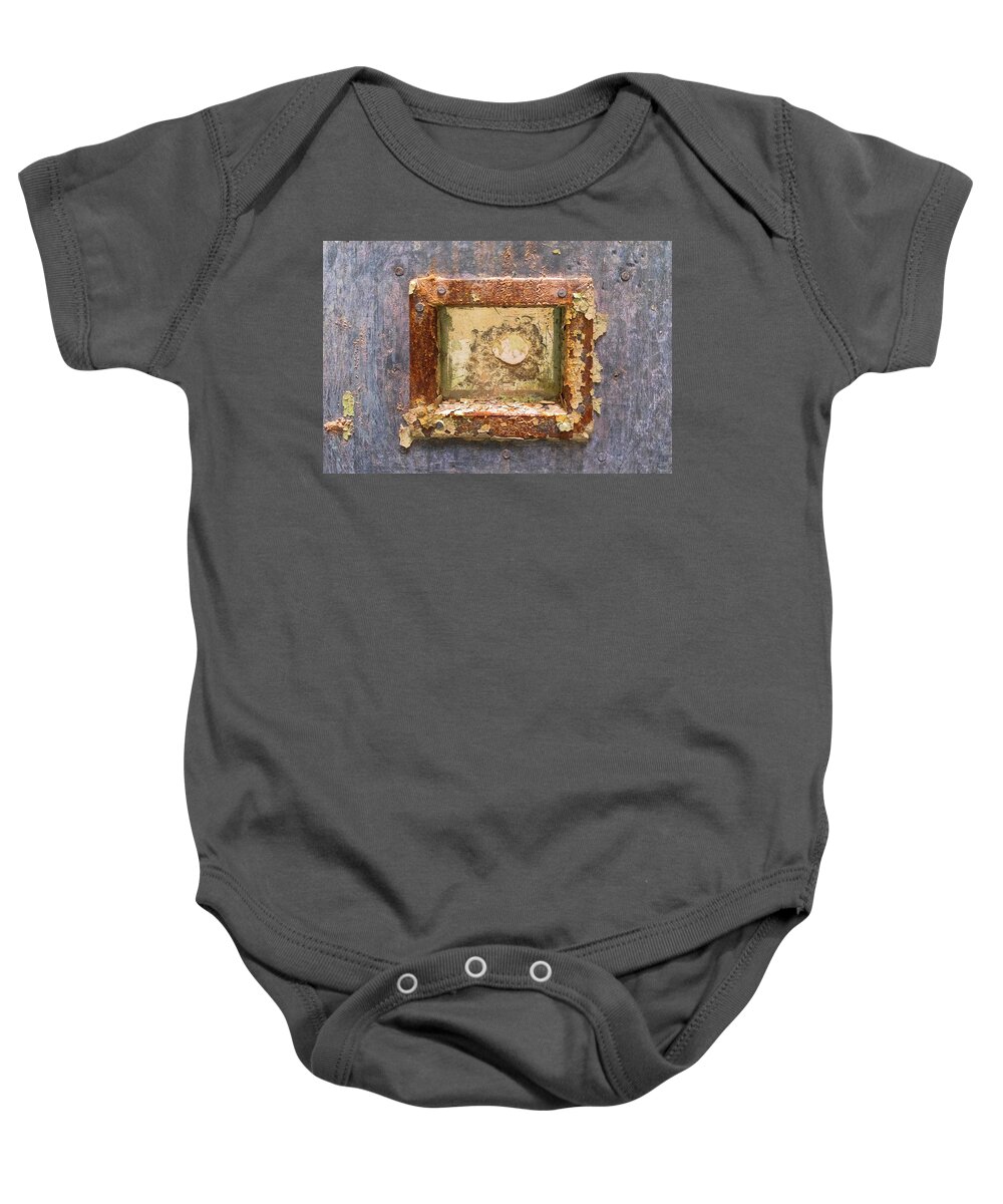 Eastern State Penitentiary Baby Onesie featuring the photograph Door Portal by Tom Singleton
