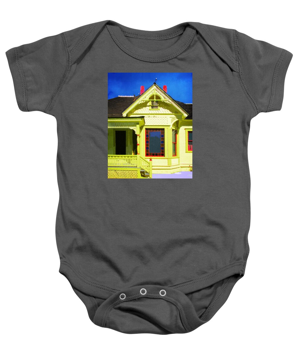 House Baby Onesie featuring the photograph Dr. Clark's House 2 by Timothy Bulone