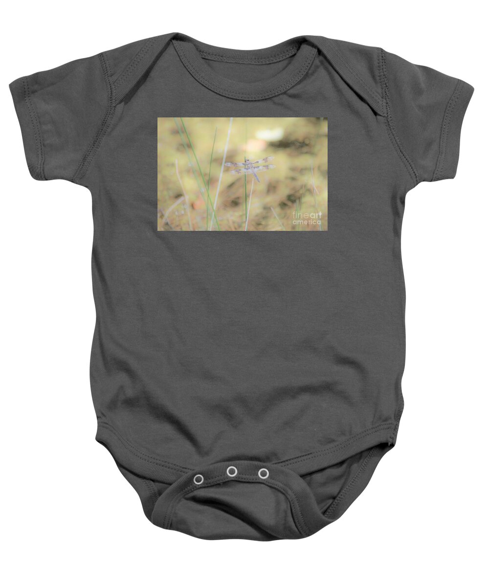 Dragon Fly Baby Onesie featuring the photograph Dragon Fly by Merle Grenz