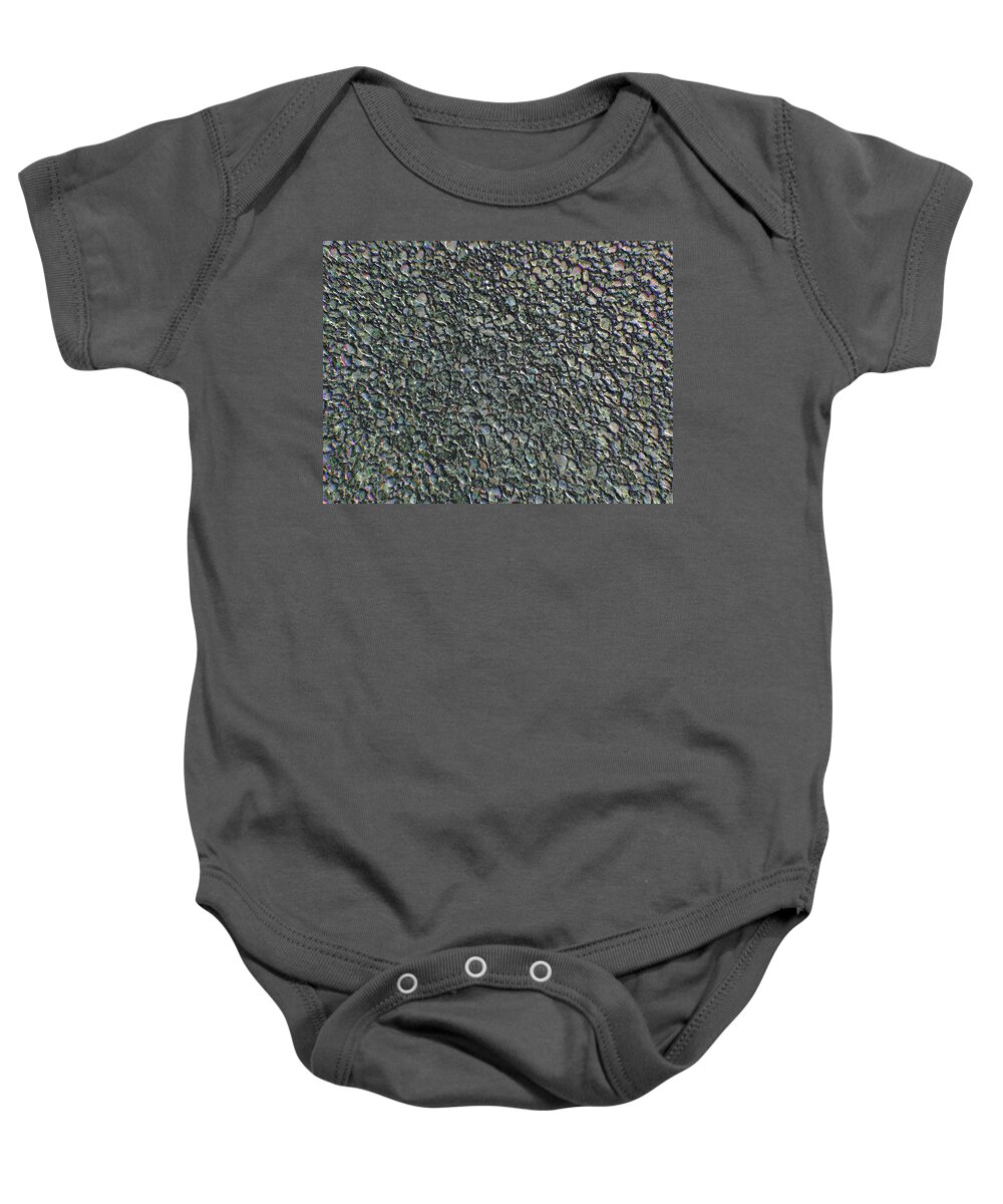 Nature Baby Onesie featuring the digital art Drawn Pebbles by Vincent Green