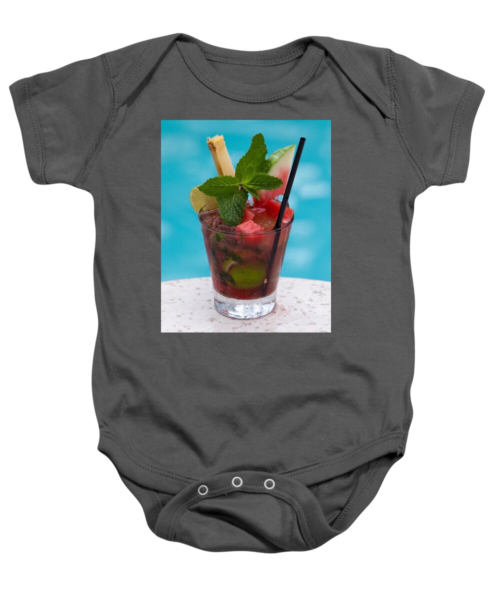 Food Baby Onesie featuring the photograph Drink 27 by Michael Fryd