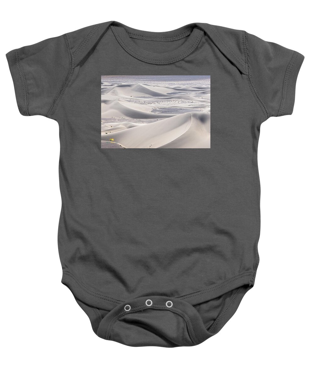 Aerial Shots Baby Onesie featuring the photograph Dumont Dunes 17 by Jim Thompson