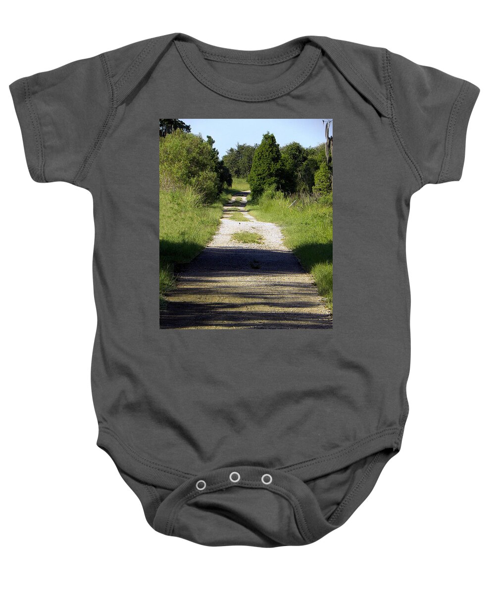 I Took This Landscape Photo Of The Eagle Roost Trail At The Circle B Bar Reserve On July 30 Baby Onesie featuring the photograph Eagle Roost Trail by Christopher Mercer