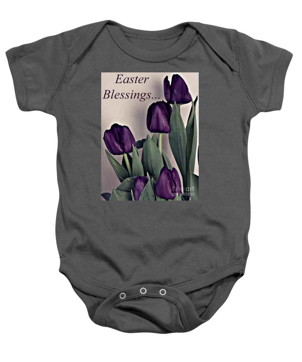 Easter Baby Onesie featuring the photograph Easter Blessings No.1 by Sherry Hallemeier