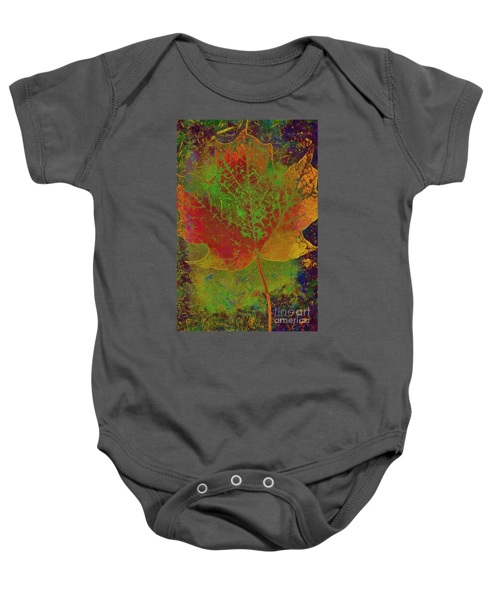 Leaf Baby Onesie featuring the photograph Evolution of Life by Deborah Benoit
