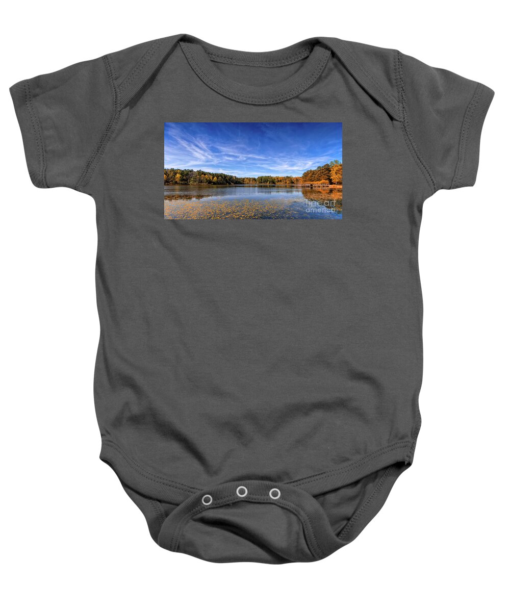 Tribble-mill-park Baby Onesie featuring the photograph Exploring Tribble Mill Park by Bernd Laeschke