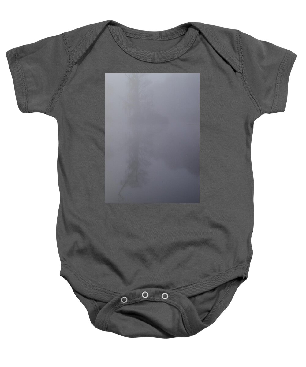 Extra Thick Fog Baby Onesie featuring the photograph Extra Thick Fog by Warren Thompson