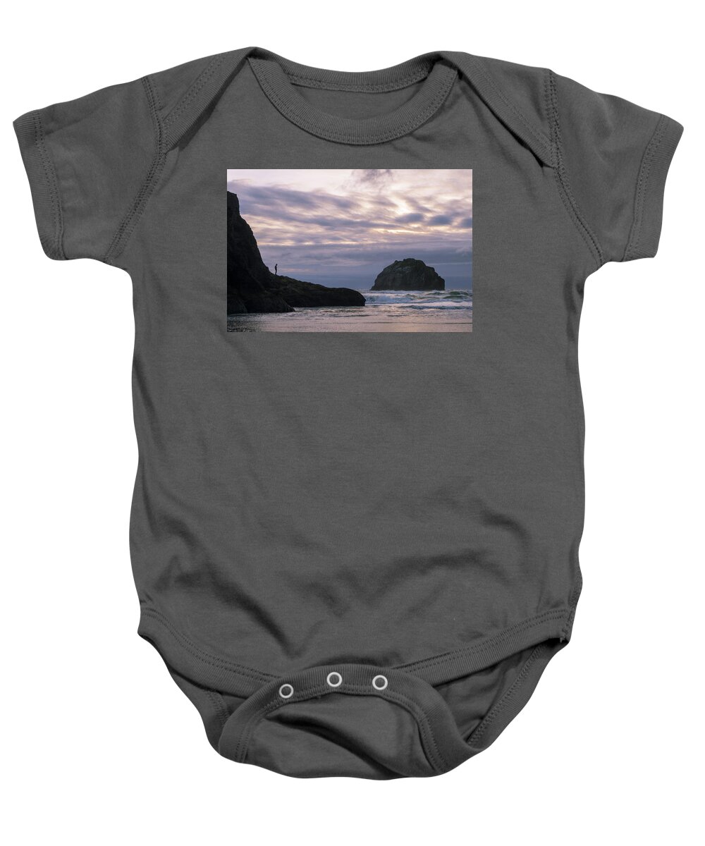 Ocean Baby Onesie featuring the photograph Face Time by Steven Clark