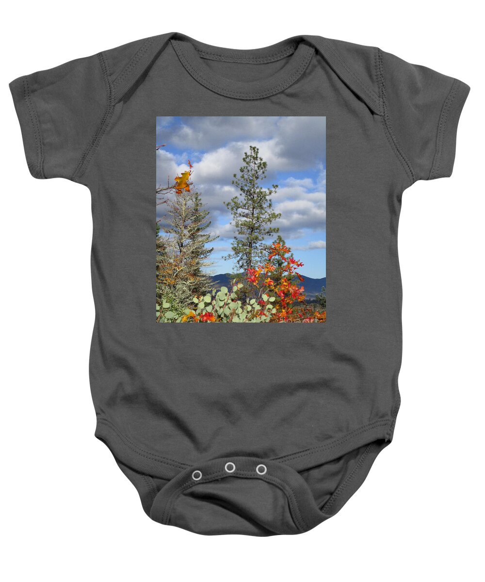 Fall Baby Onesie featuring the photograph Fall in Southern Oregon by Marie Neder