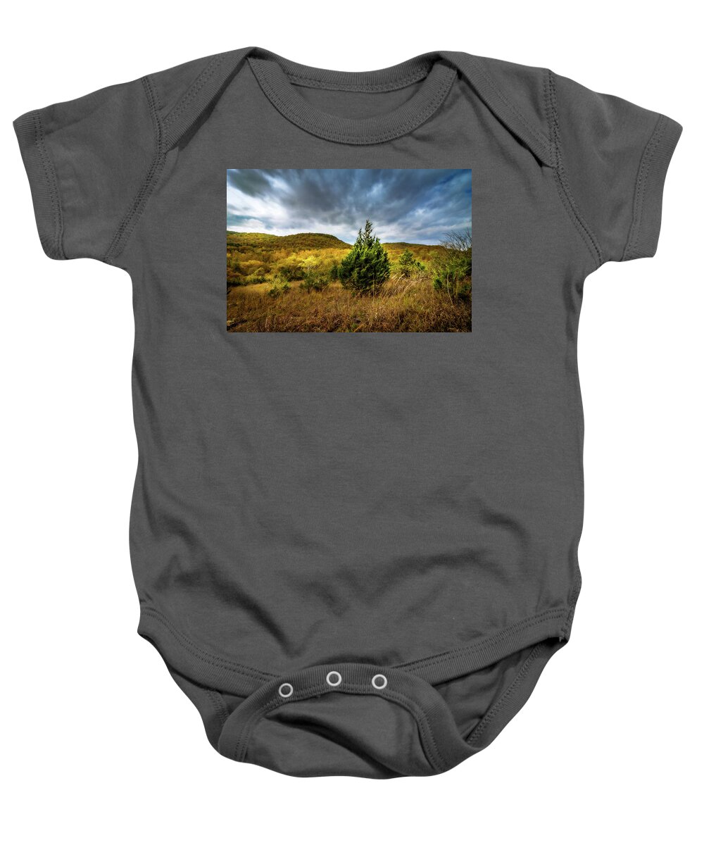 Fall Baby Onesie featuring the photograph Fall in the Ozarks by Allin Sorenson