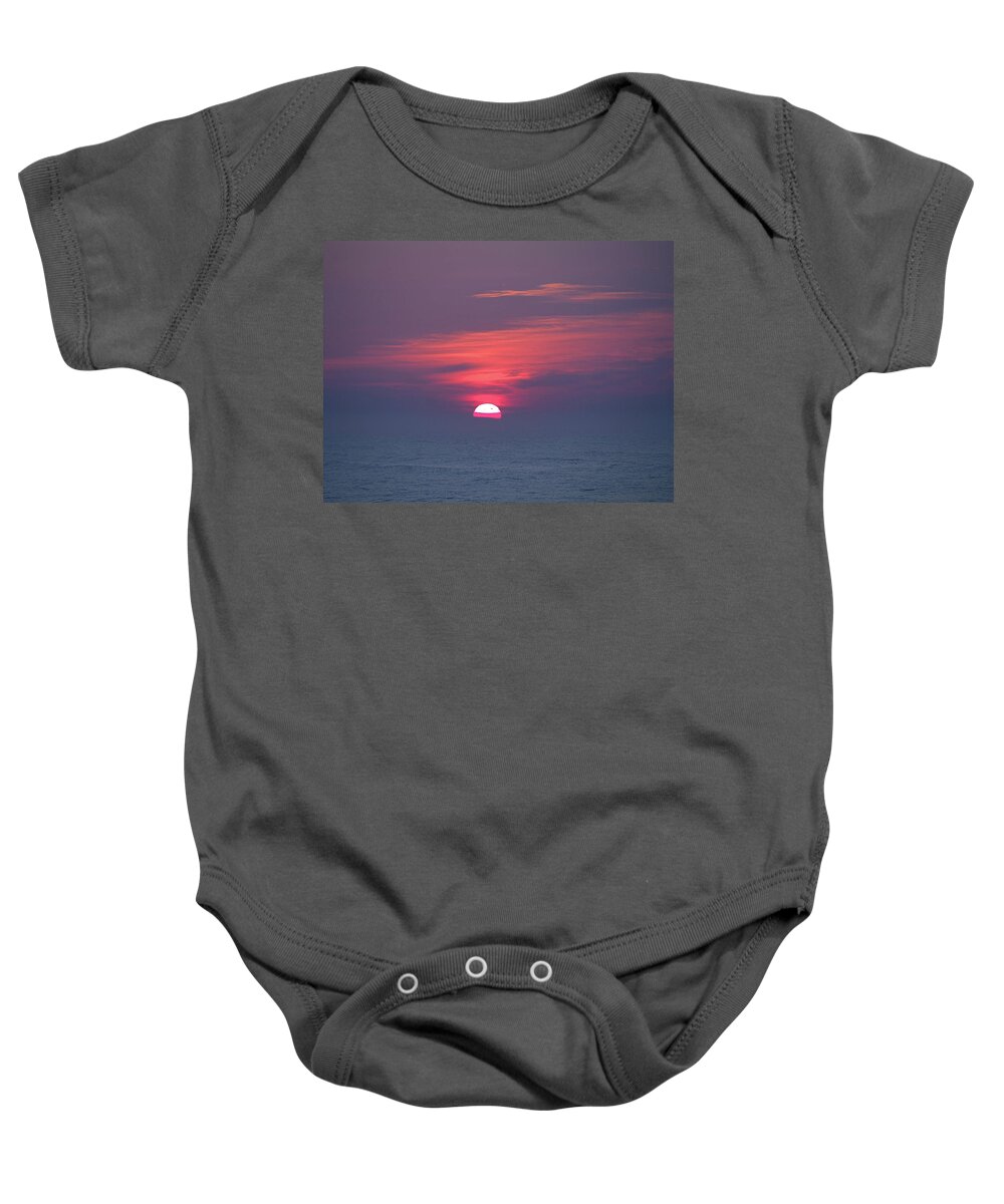 Seas Baby Onesie featuring the photograph Fall Sunrise I I I by Newwwman
