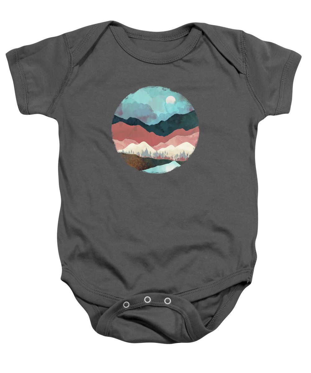 Fall Baby Onesie featuring the digital art Fall Transition by Spacefrog Designs