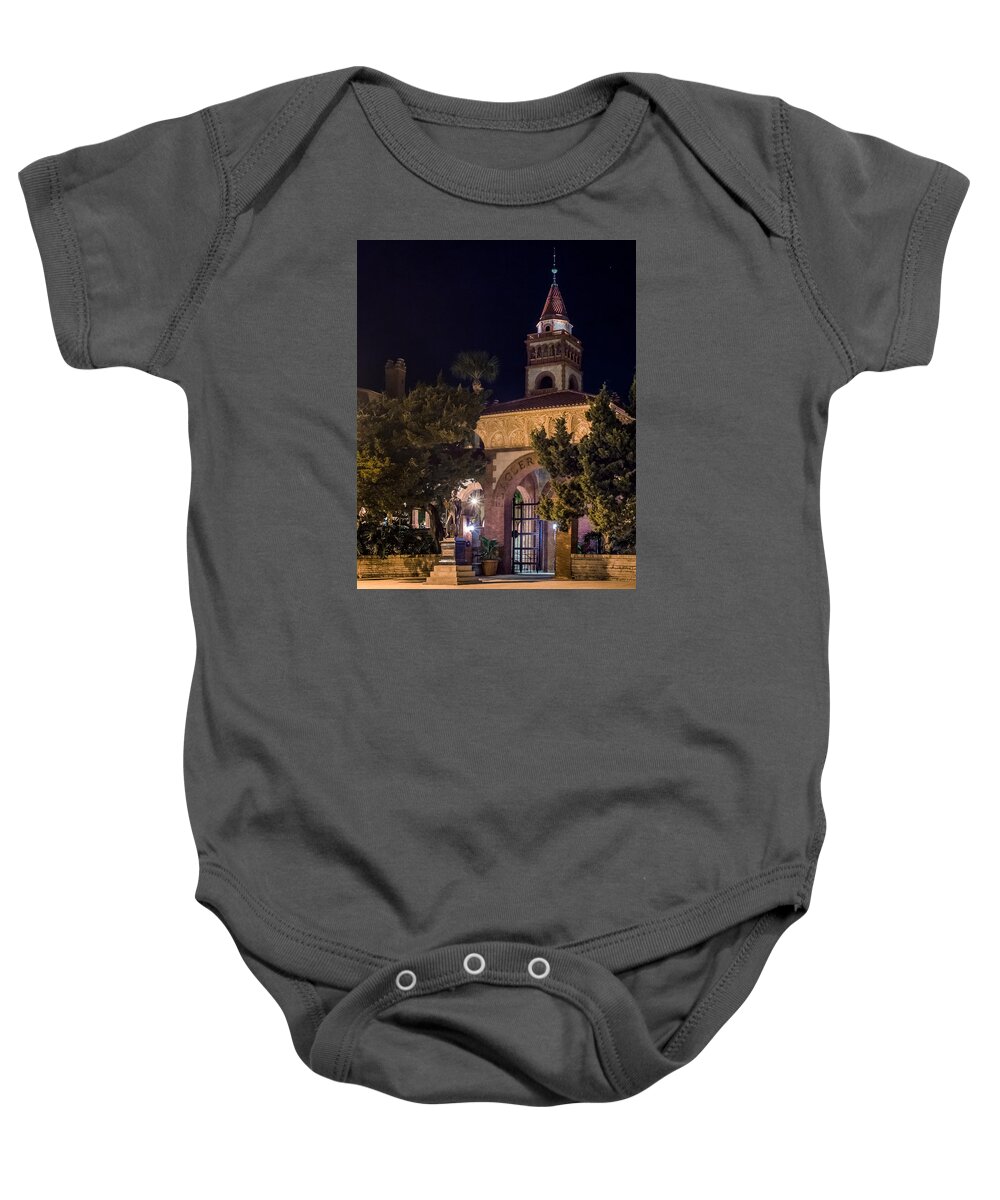 America Baby Onesie featuring the photograph Flagler College by Traveler's Pics