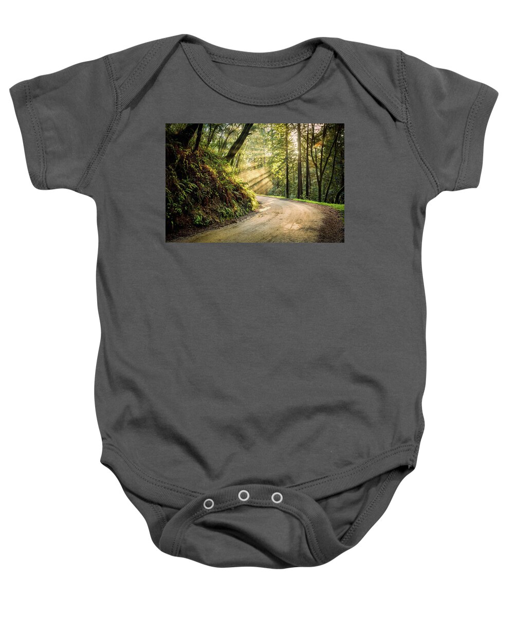 Nature Baby Onesie featuring the photograph Forest Light by Jason Roberts