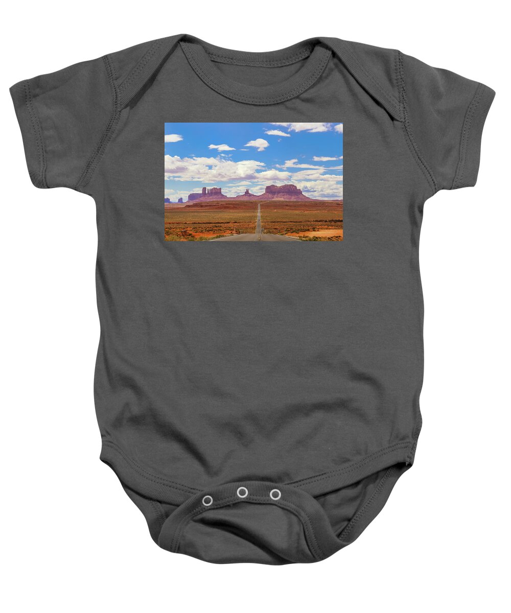 Usa Baby Onesie featuring the photograph Forrest Gump Point by Alberto Zanoni