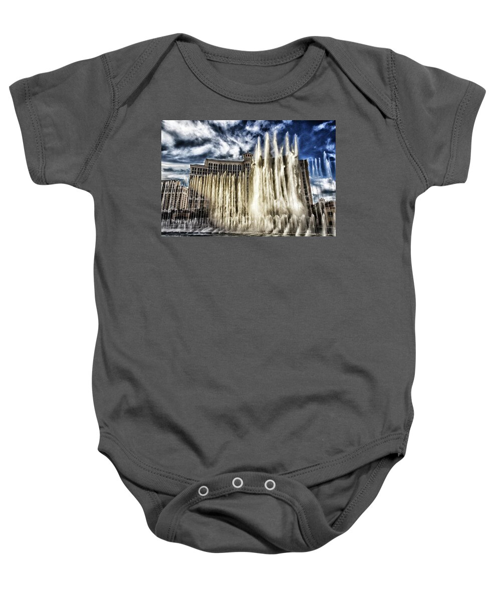  Baby Onesie featuring the photograph Fountain of Love by Michael W Rogers