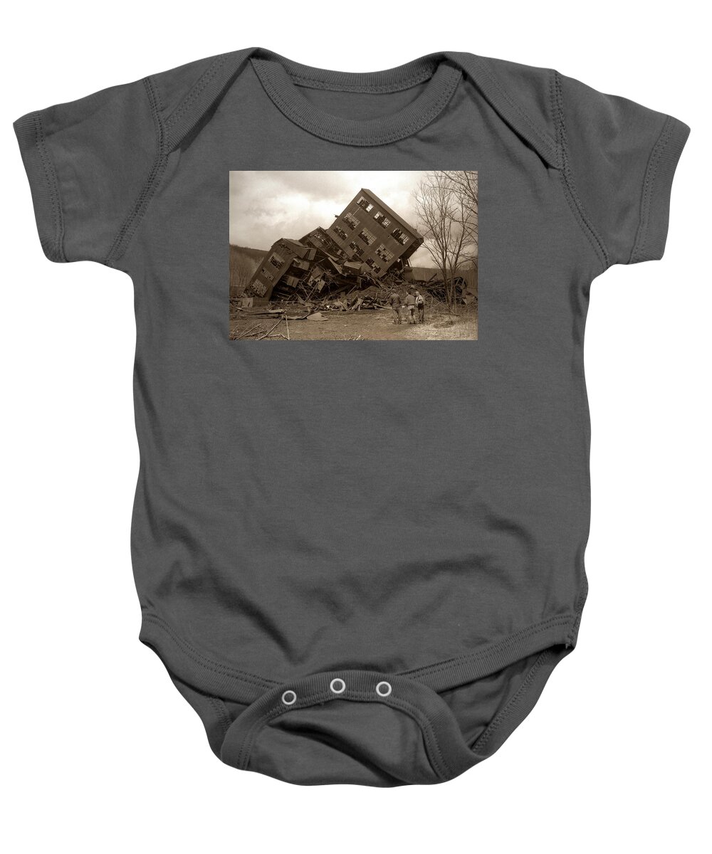 Four Baby Onesie featuring the photograph Four Old Friends...Swoyersville PA by Arthur Miller