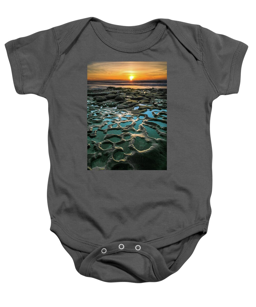 California Baby Onesie featuring the photograph From Here to There 1 by Ryan Weddle