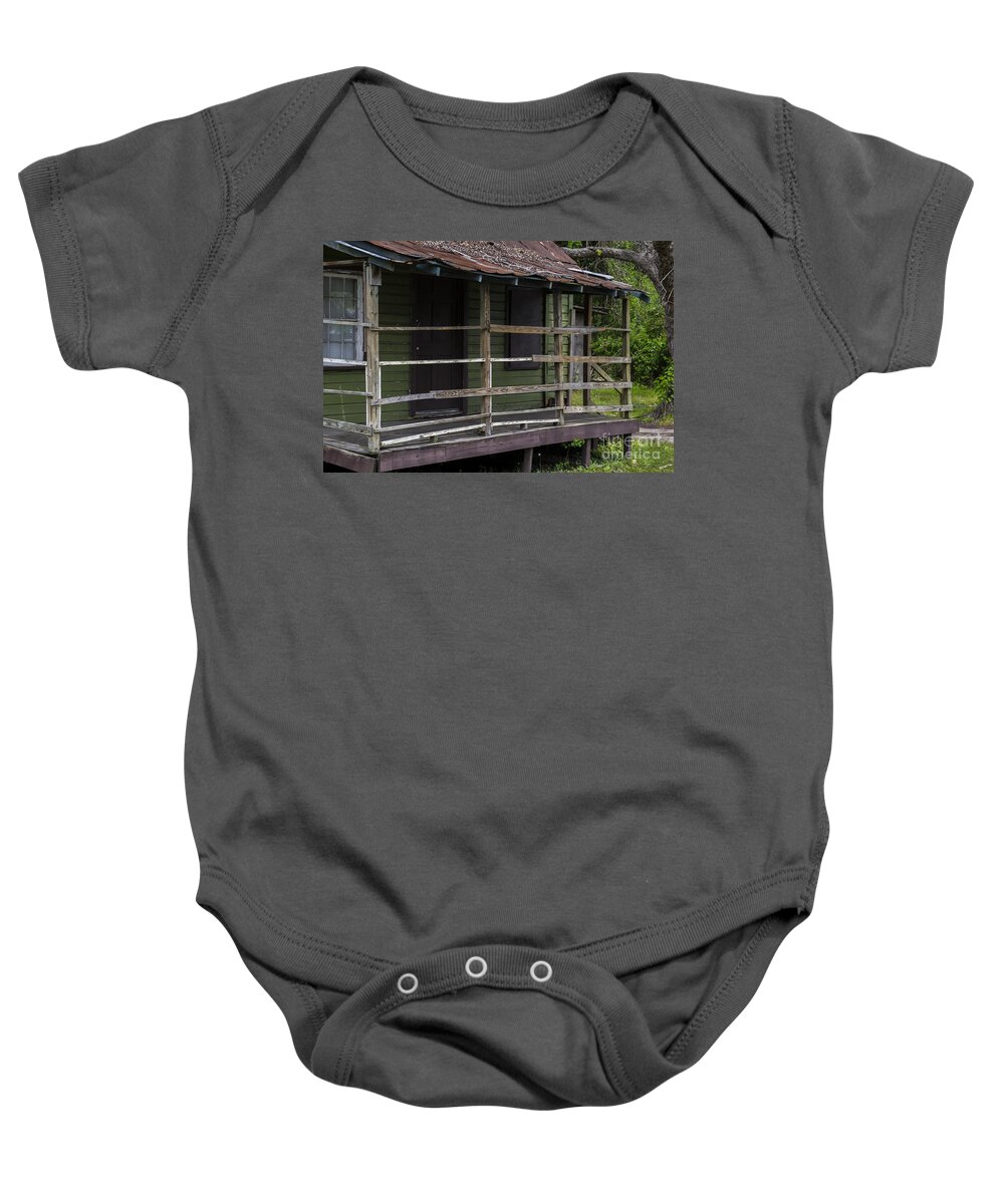 Front Porch Baby Onesie featuring the photograph Front Porch Love by Dale Powell