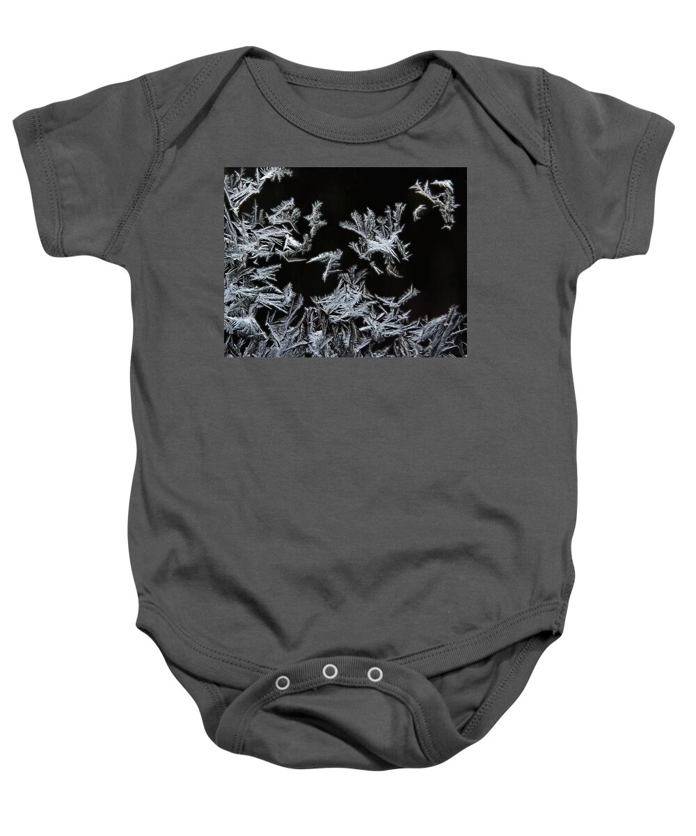 Frosty Baby Onesie featuring the photograph Frosty Glass 2018 by Jeff Galbraith