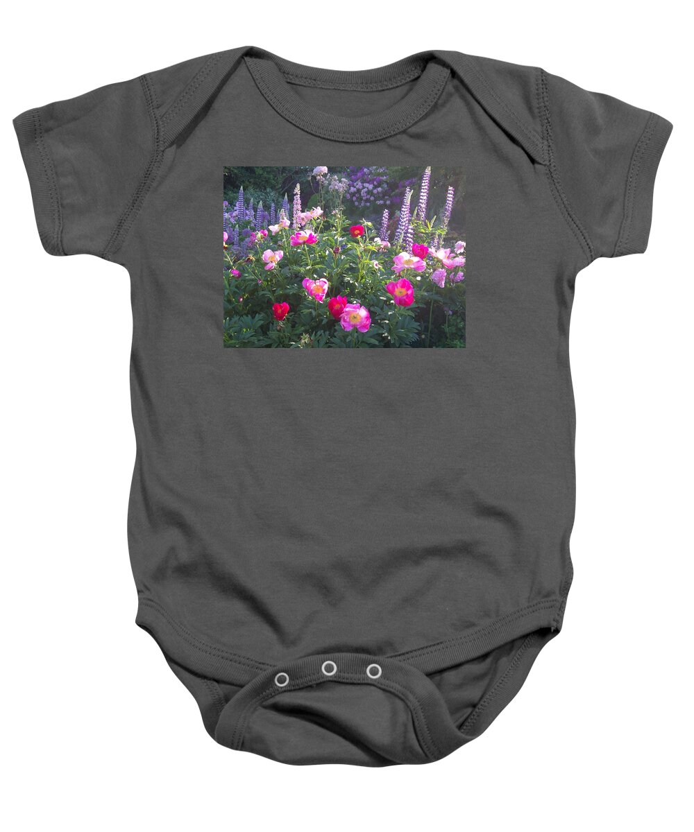 Garden Party Baby Onesie featuring the photograph Garden Party II by Quin Sweetman