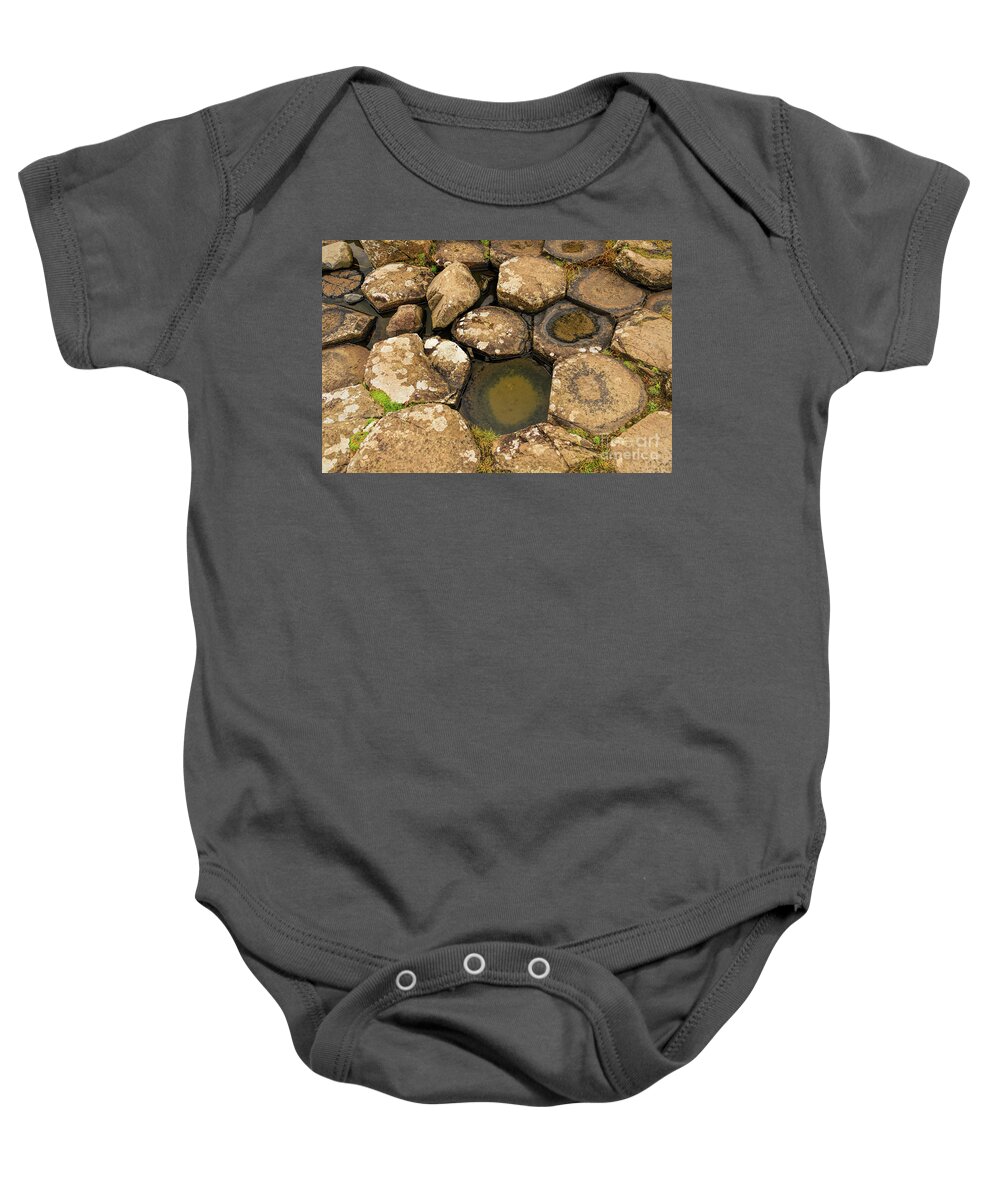 Landscape Baby Onesie featuring the photograph Geological Geometry by Elvis Vaughn