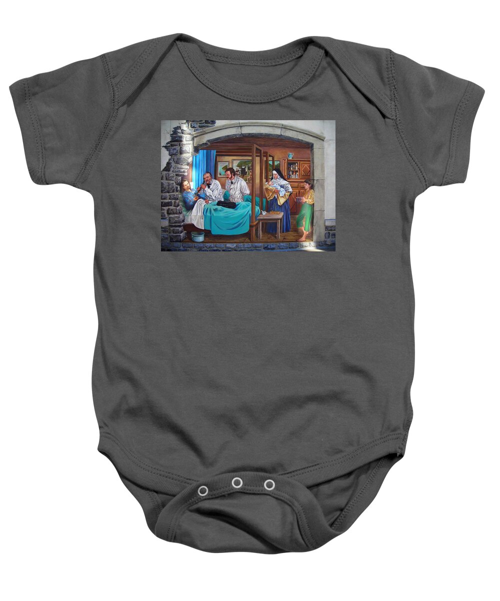 Paint Baby Onesie featuring the photograph Get Well Soon ... by Juergen Weiss