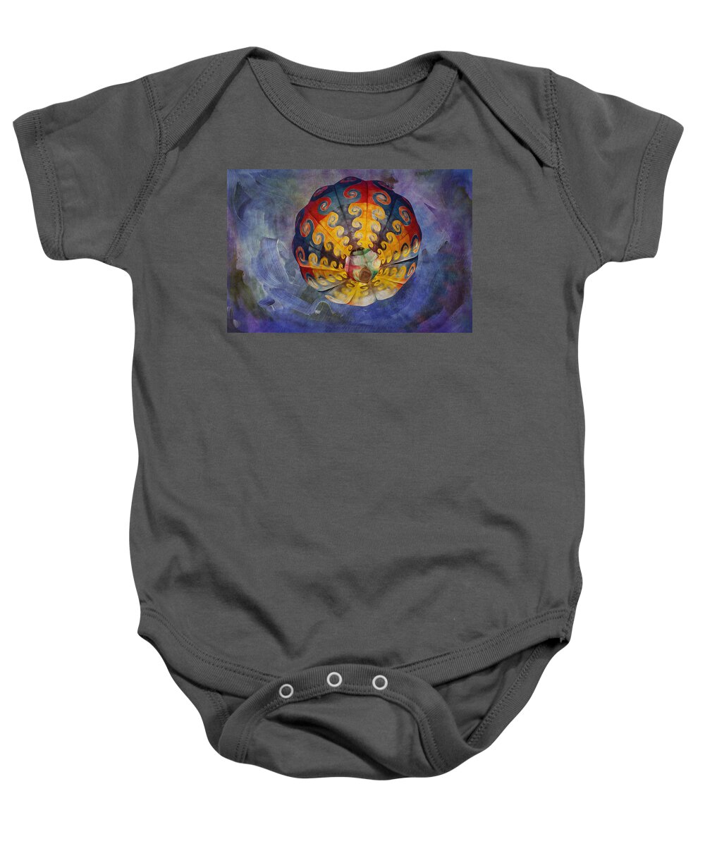  Gloria Caeli Baby Onesie featuring the photograph Glory of the Sky by Melinda Ledsome