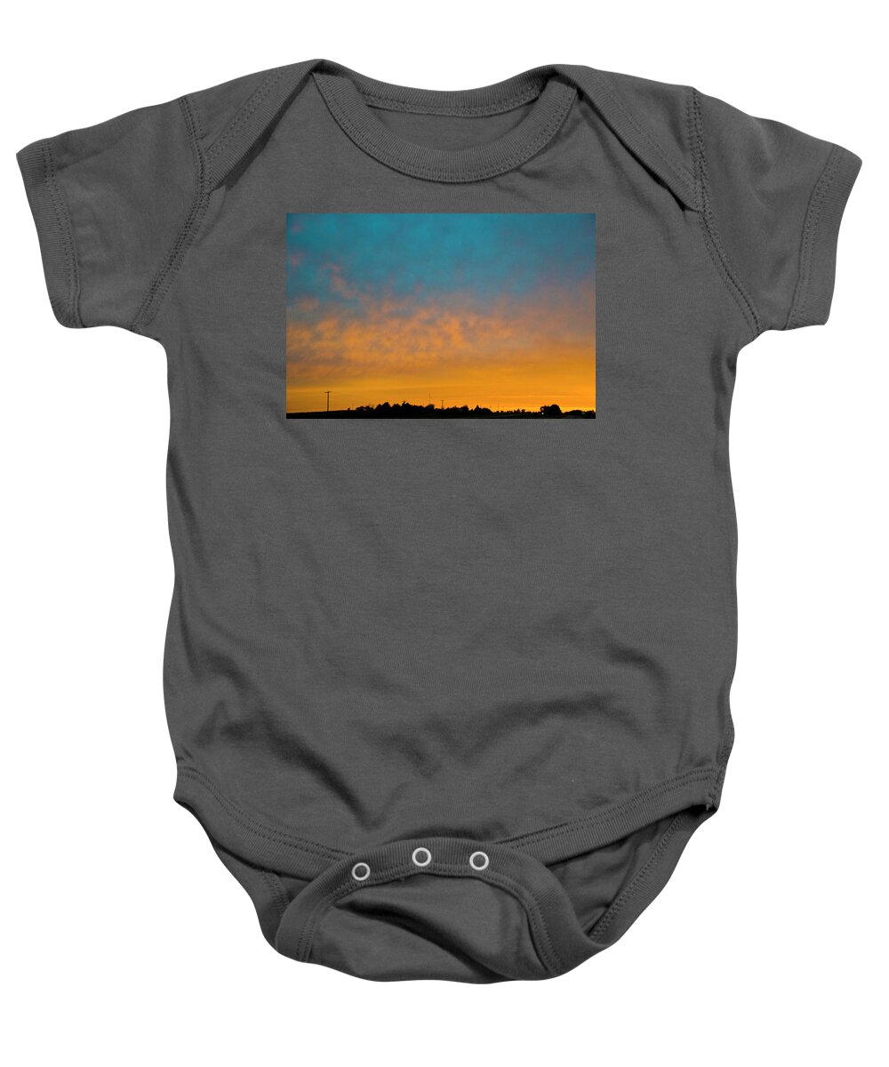Glowing Baby Onesie featuring the photograph Glowing by Terry Anderson
