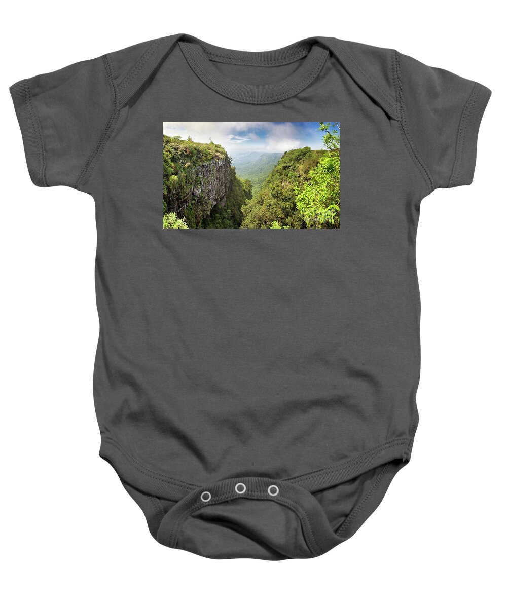 Gods Baby Onesie featuring the photograph God's Window panorama by Jane Rix