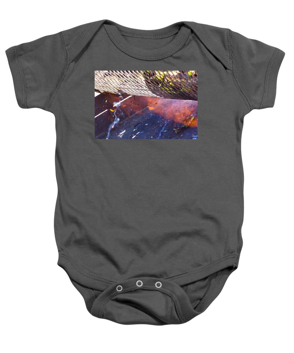 Hatch Chile Festival Baby Onesie featuring the photograph Green Chile Roast by SR Green