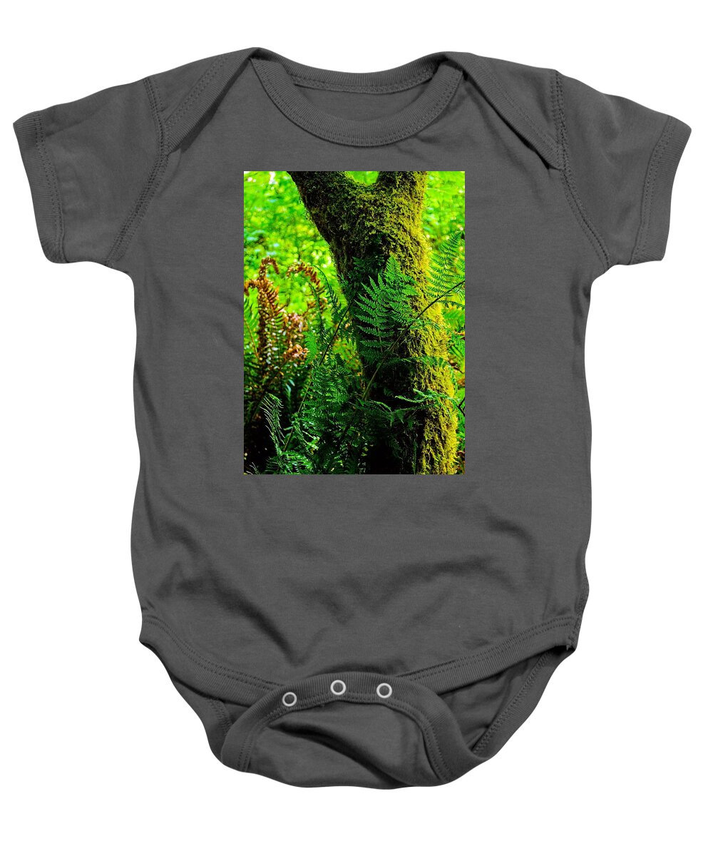 California Baby Onesie featuring the photograph Greenery by Tikvah's Hope
