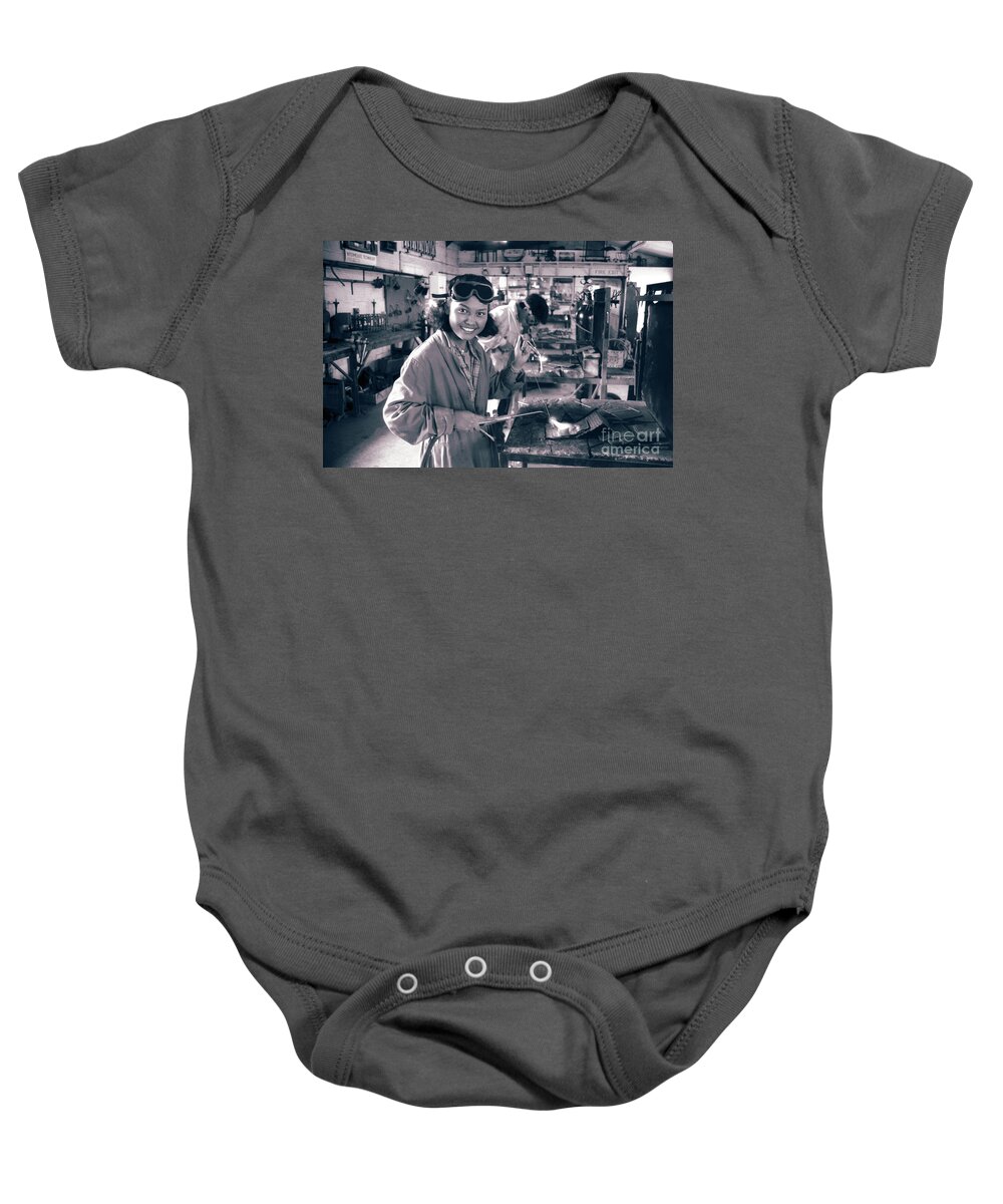 Children Of The World Baby Onesie featuring the photograph Hands on Tai Student by Morris Keyonzo