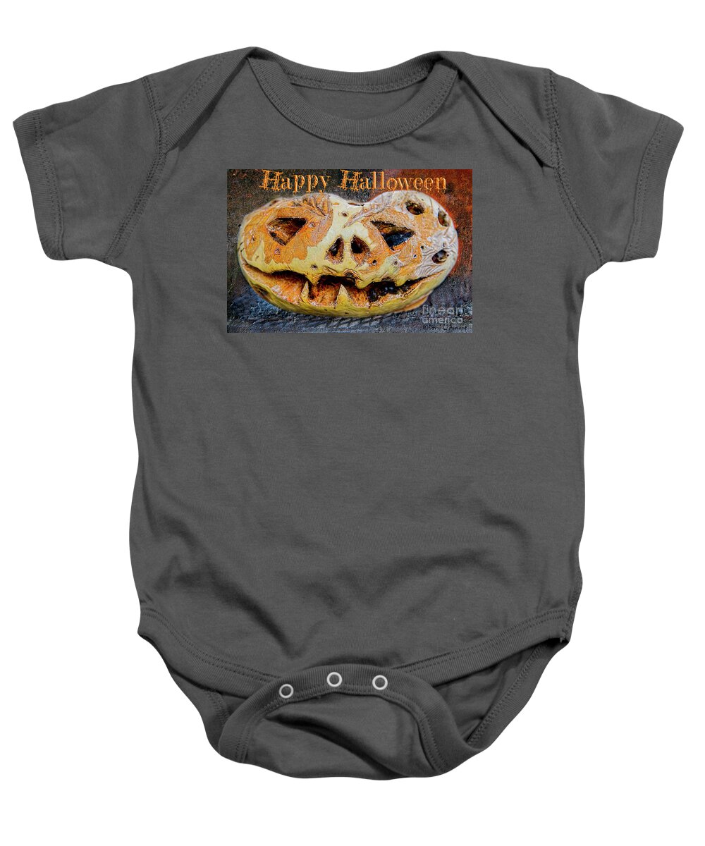 Happy Halloween Baby Onesie featuring the photograph Happy Halloween by David Arment