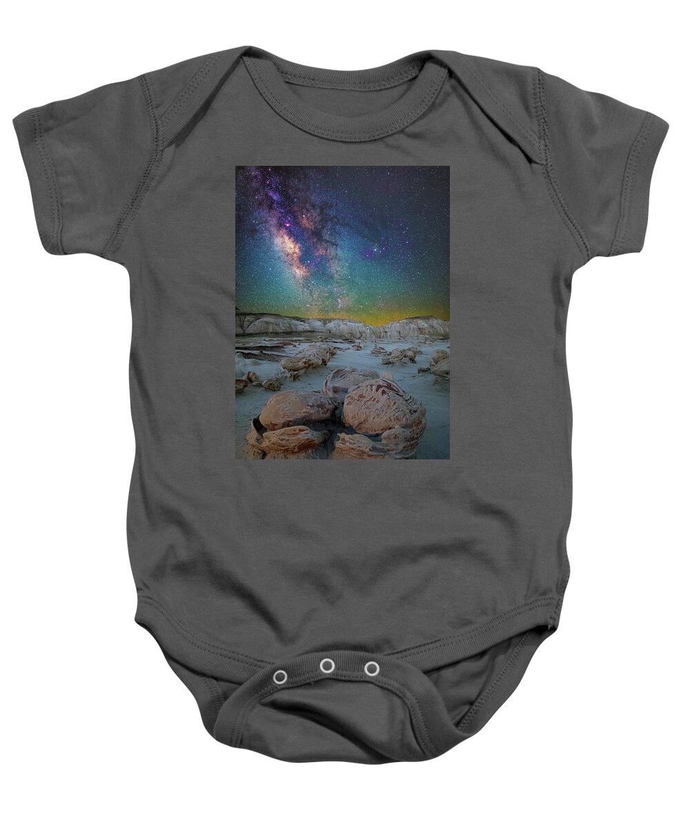 Astronomy Baby Onesie featuring the photograph Hatched by the Stars by Ralf Rohner