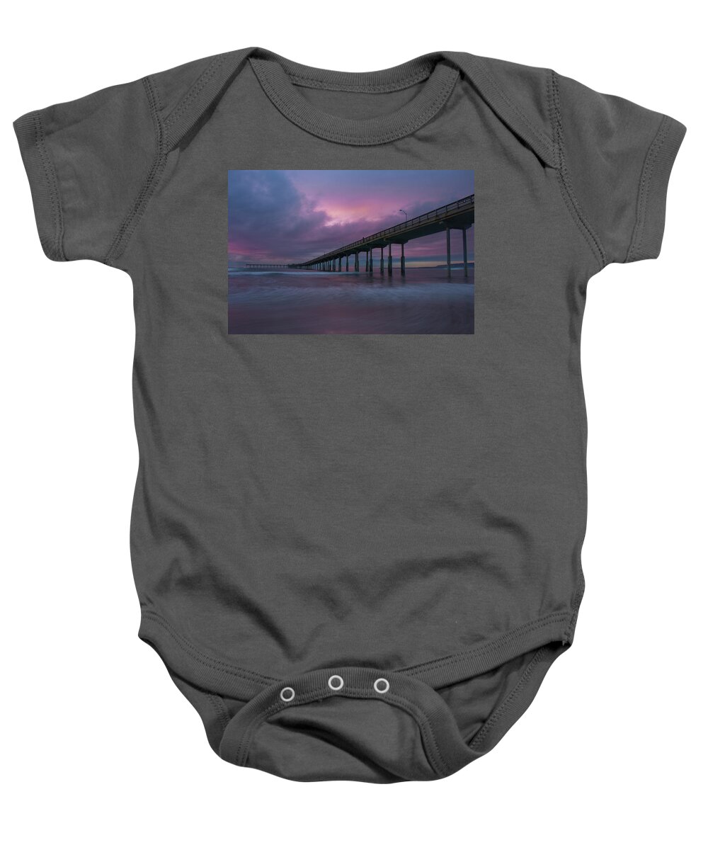 Heidenreich Baby Onesie featuring the photograph Heaven's Opening by American Landscapes