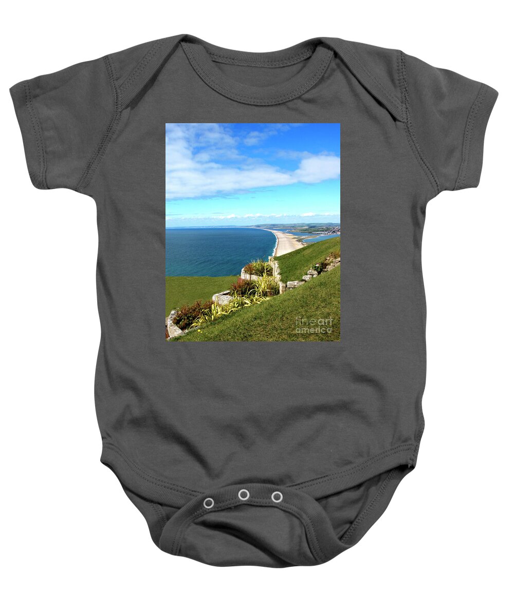 Portland Baby Onesie featuring the photograph Heights of Fortune by Baggieoldboy