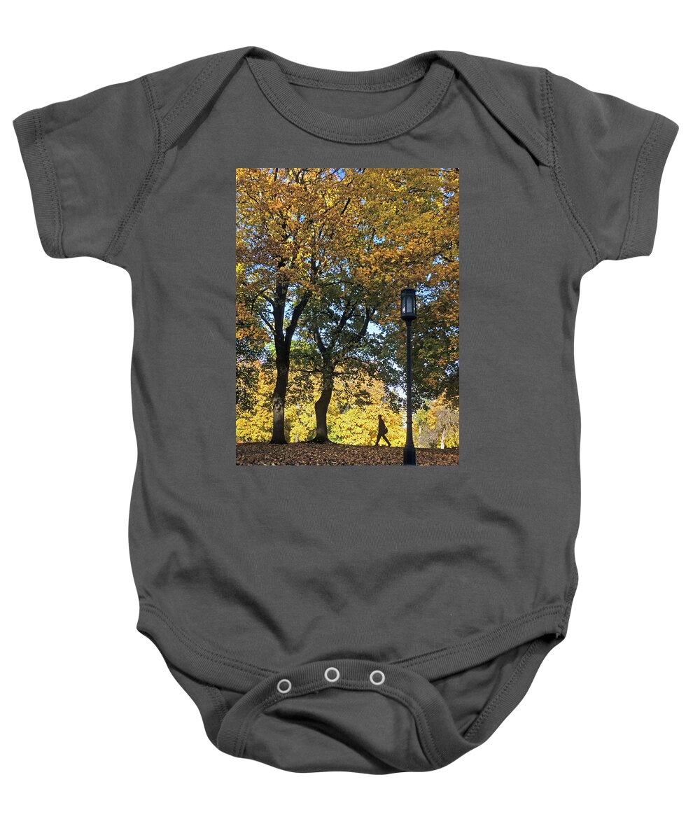 Outdoors Baby Onesie featuring the photograph Hello Walk II by Doug Davidson