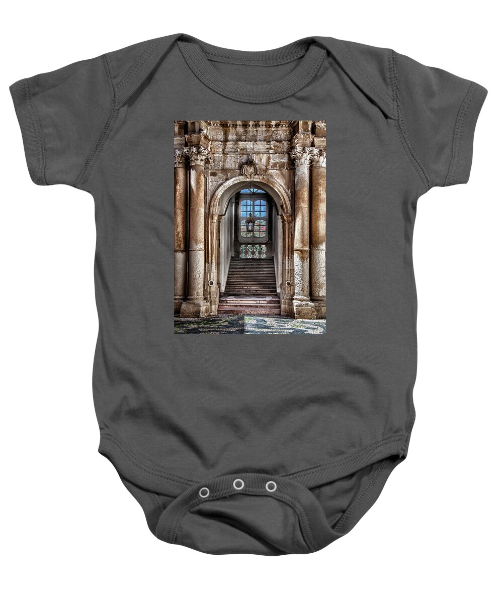  Baby Onesie featuring the photograph House Entrance Palermo by Patrick Boening