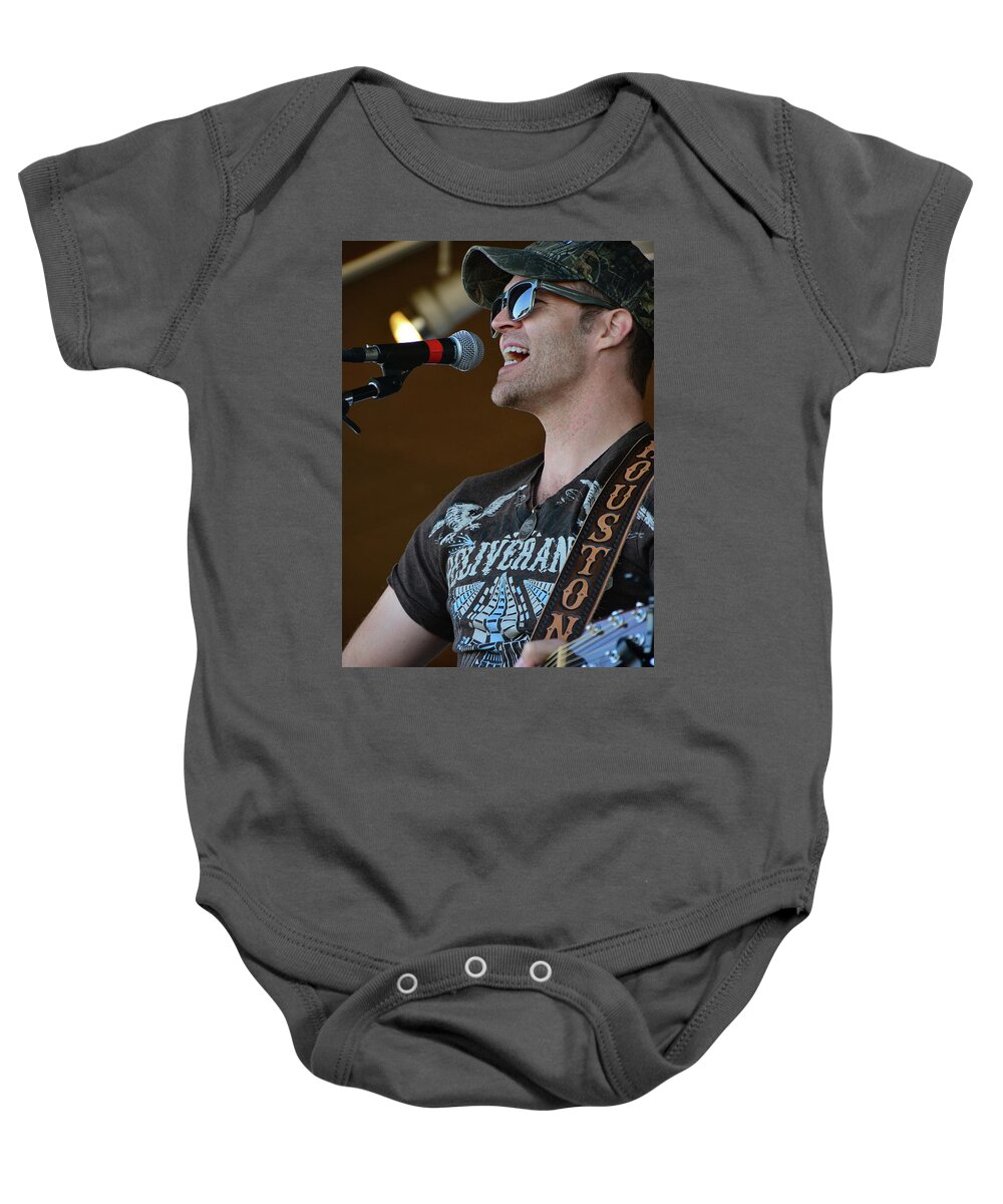 Country Baby Onesie featuring the photograph Houston Bernard by Mike Martin