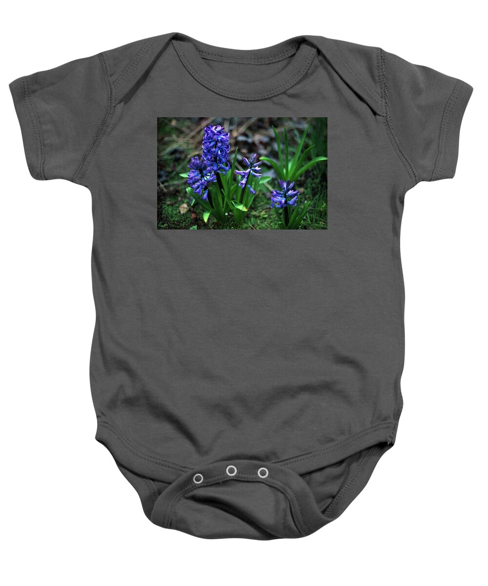 Hyacinthus Baby Onesie featuring the photograph Hyacinthus by Riccardo Mottola