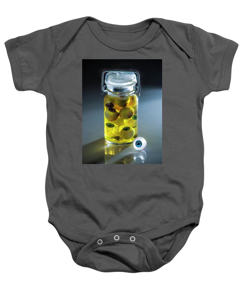 Eye Baby Onesie featuring the photograph I'll Keep an Eye Out for You by Rick Mosher