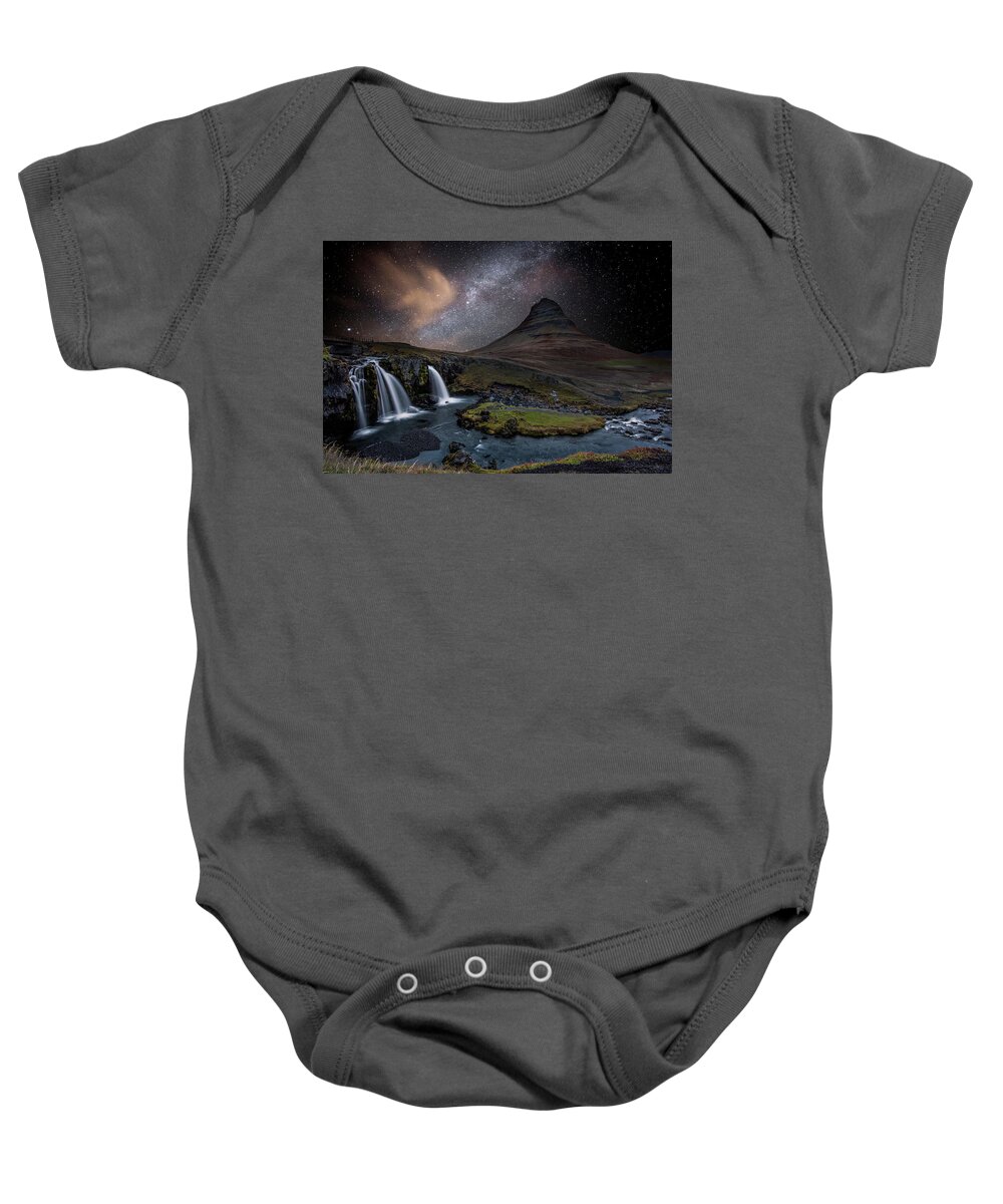 Night Baby Onesie featuring the photograph Imaginary by Jorge Maia