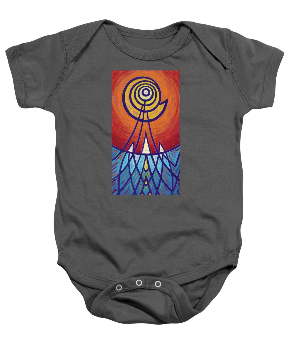 Imagination Baby Onesie featuring the painting Imagination by Darin Jones