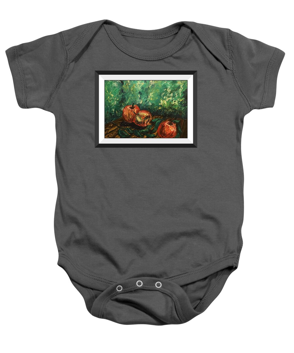 Red Baby Onesie featuring the photograph Immortality by Ekaterina Druzhinina