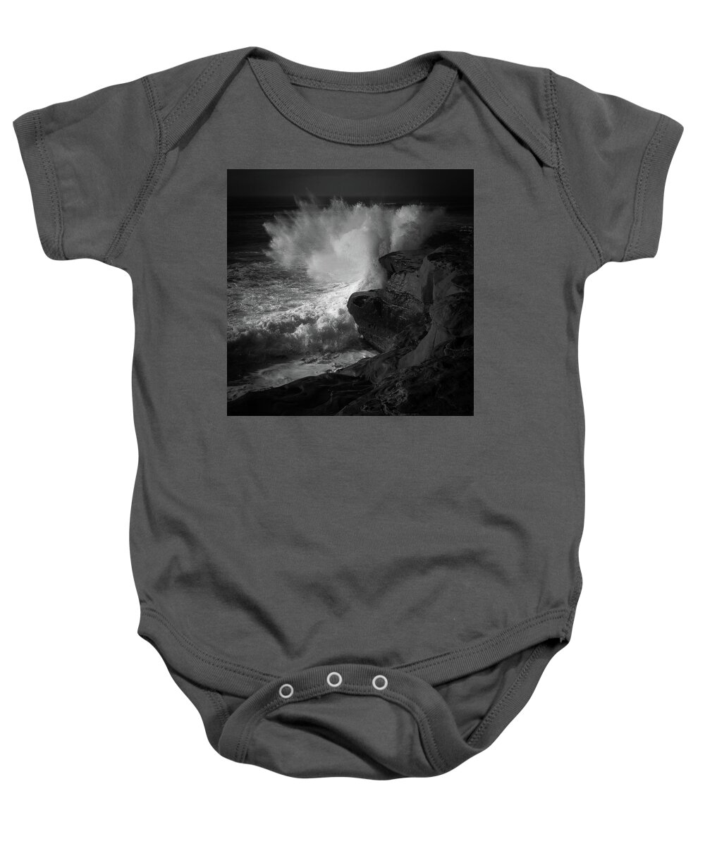 Waves Baby Onesie featuring the photograph Impulse by Ryan Weddle