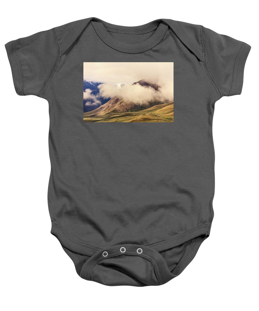 Alaska Baby Onesie featuring the photograph In the Mountains of Denali by Joni Eskridge