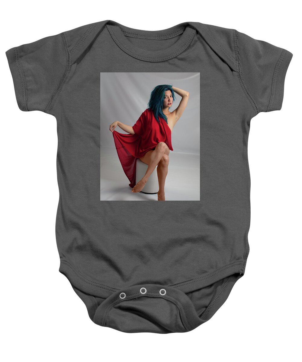 Maxina Baby Onesie featuring the photograph Inquisitive Maxina by Gregory Daley MPSA