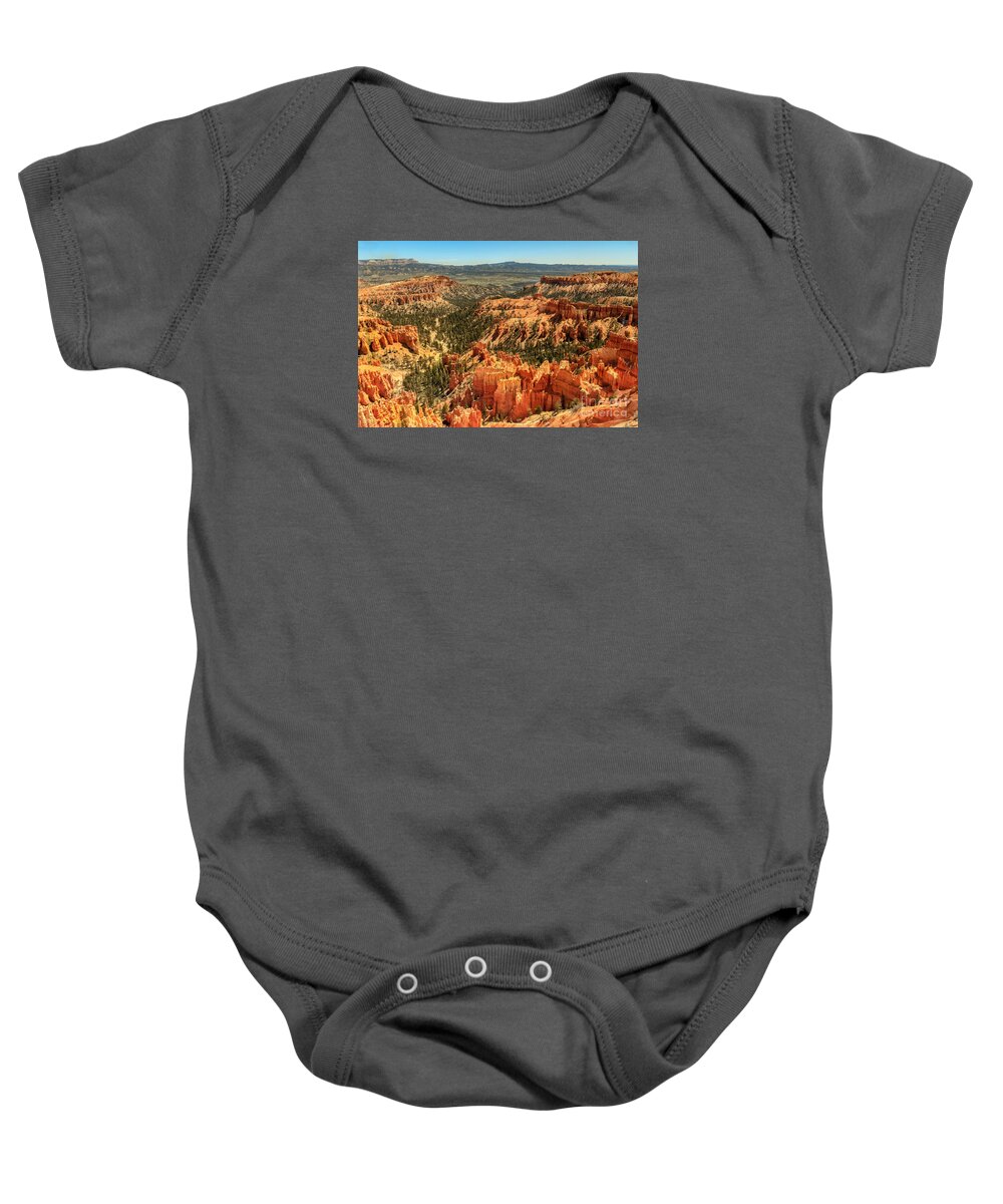 Rock Formations Baby Onesie featuring the photograph Inspiration Point by Robert Bales