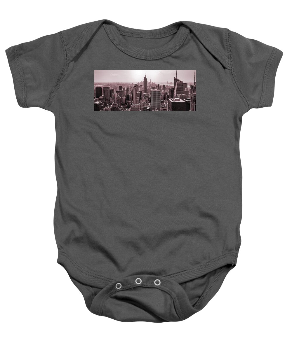 Empire State Building Baby Onesie featuring the photograph Iron Scape by Az Jackson